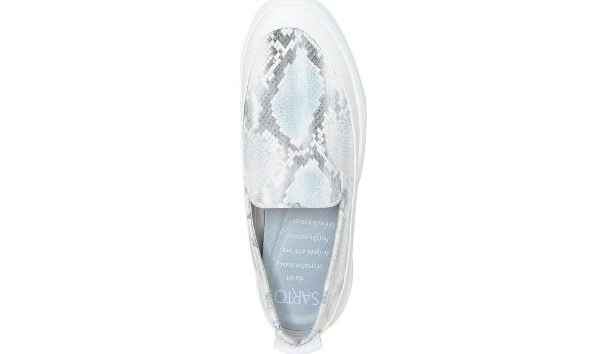 Franco Sarto Sarto Debra 2 Platform Slip On Sneaker Cloud Leather