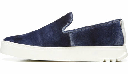Franco Sarto Sarto Debra 3 Platform Slip On Sneaker Indigo Suede