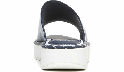 Franco Sarto Sarto Zoe Slide Sandal Navy Leather